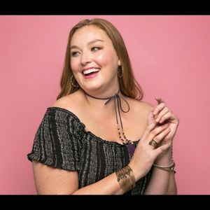 Premier Designs Allie Lariat Purple Necklace